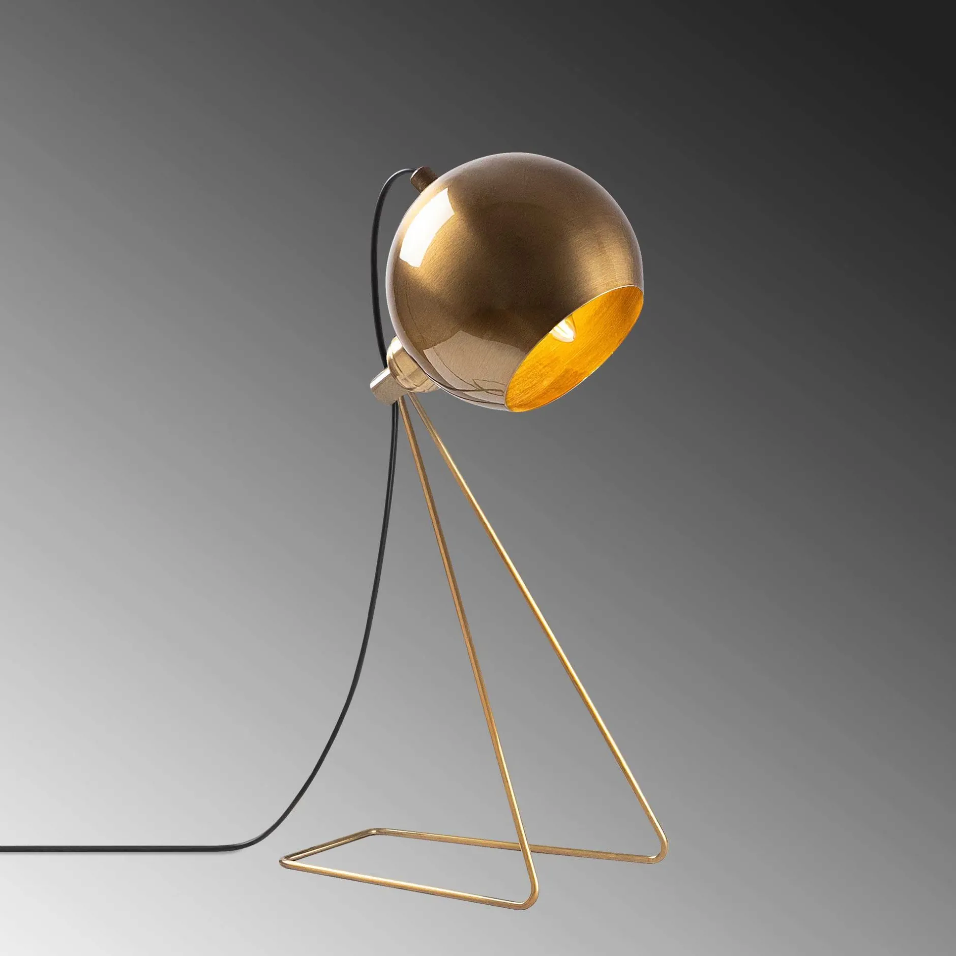 Mixed Tischlampe | METALLGEHÄUSE | Vintage