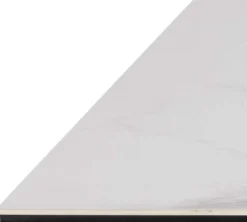 Moderner weißer Keramik-Esstisch, 160x90cm