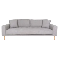 Modernes Lido 3-Sitzer Sofa - Hellgrau