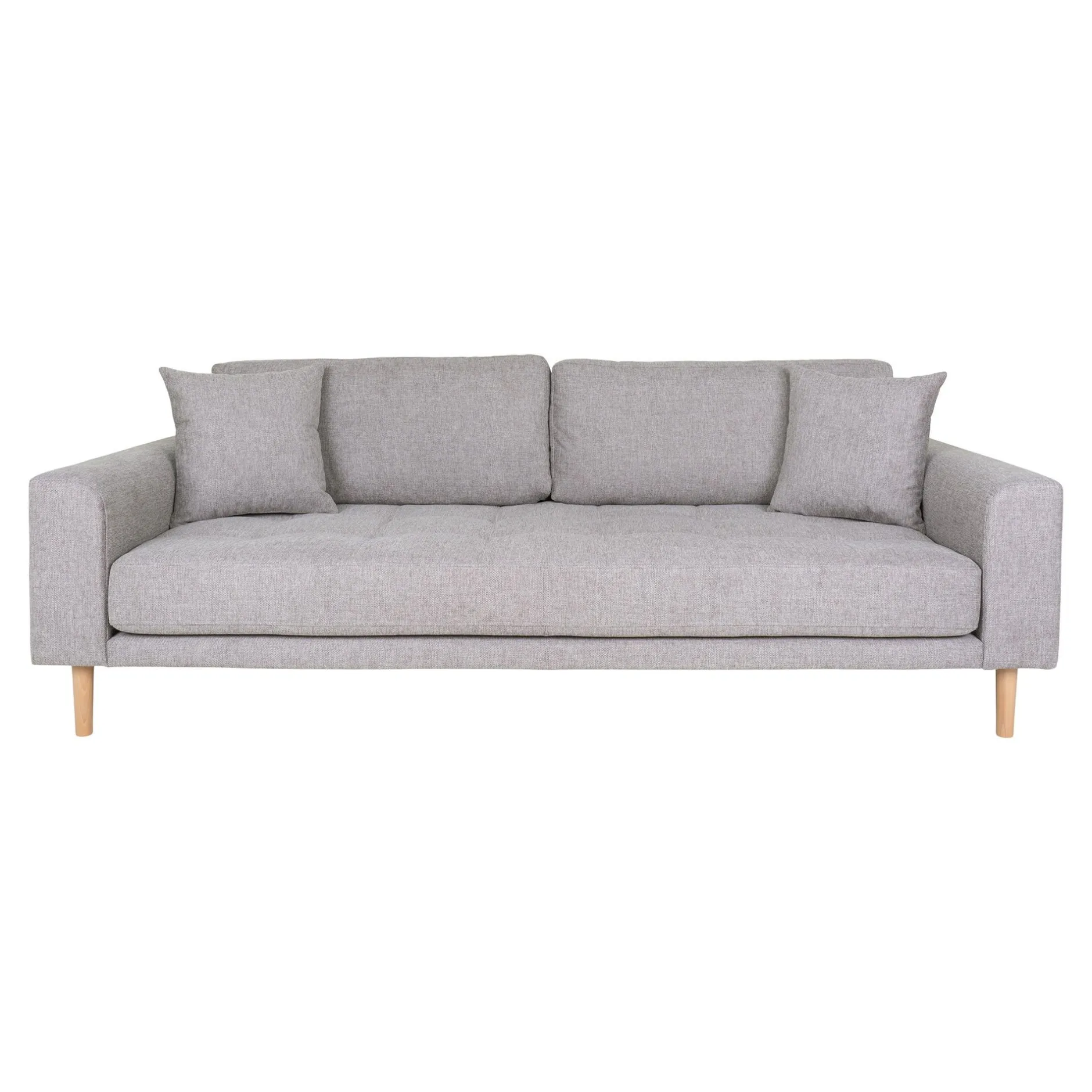 Modernes Lido 3-Sitzer Sofa - Hellgrau