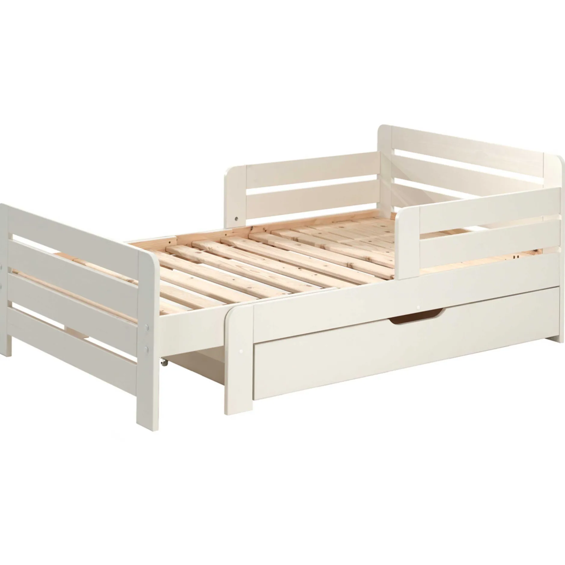 Multibett Jumper mit Bettschublade - weiß