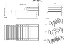 Multibett Jumper mit Bettschublade - weiß