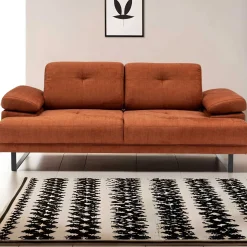 Mustang 2-Sitzer-Schlafsofa | BUCHENHOLZ / SPANPLATTE | Orange