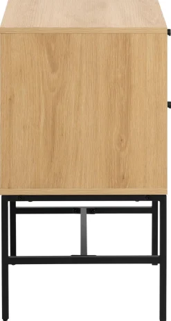 Nachttisch Albany - 46x40x70cm - 2 Schubladen - Eiche Dekor