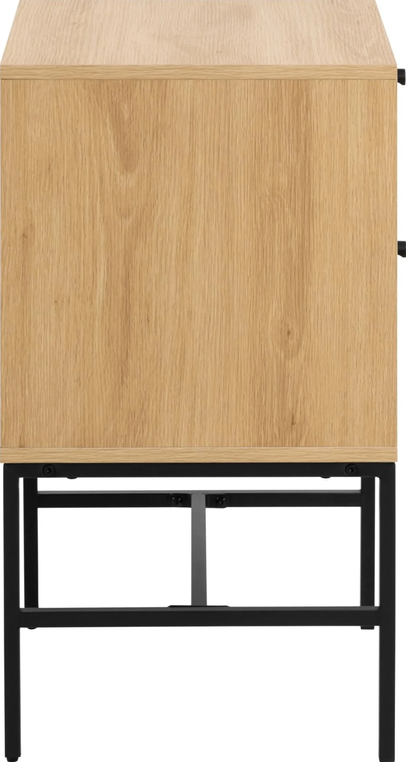 Nachttisch Albany - 46x40x70cm - 2 Schubladen - Eiche Dekor