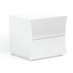 Nachttisch Fonte | 50 x 40 x 41,3 cm | High Gloss White