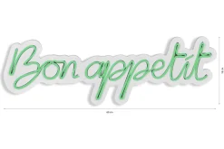 Neon Graph Dekorative LED-Beleuchtung aus Kunststoff | Grün | 60 x 18 x 2 cm
