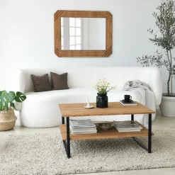 Neta C Couchtisch | Kiefernholz | Eiche