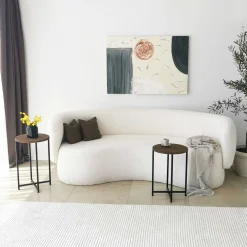 Neta Couchtisch | Kiefernholz | Walnuss
