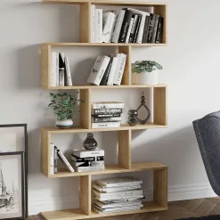 Nilüfer Bücherregal | 100 % MELAMIN | Eiche