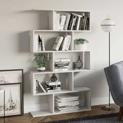 Nilüfer Bücherregal | 100 % MELAMIN | Weiß