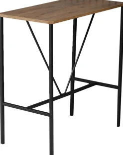 Nordic Stehtisch | Metallgestell | Walnuss, Schwarz