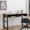 Nove Schreibtisch | 100 % MELAMIN | Walnuss