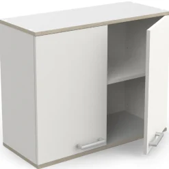 Oberschrank Chef-Kronberg Eiche/Mattweiß