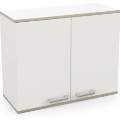Oberschrank Chef-Kronberg Eiche/Mattweiß