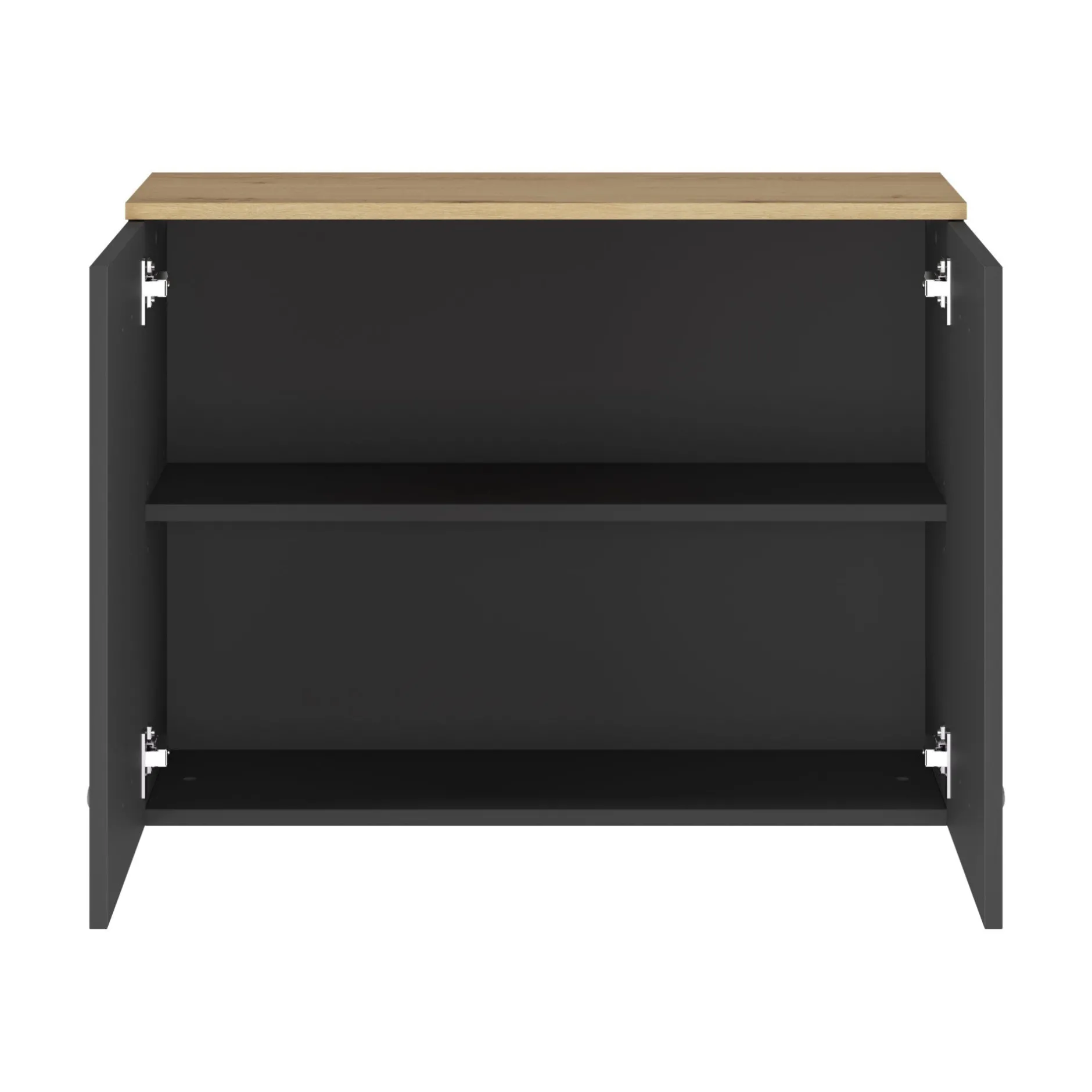 Oberschrank Küche Manchester | 80 x 32 x 60 cm | Helvezia Oak Design