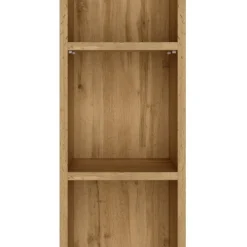 Offener Badezimmerschrank Malvo 25cm 4 Einlegeböden - Eiche