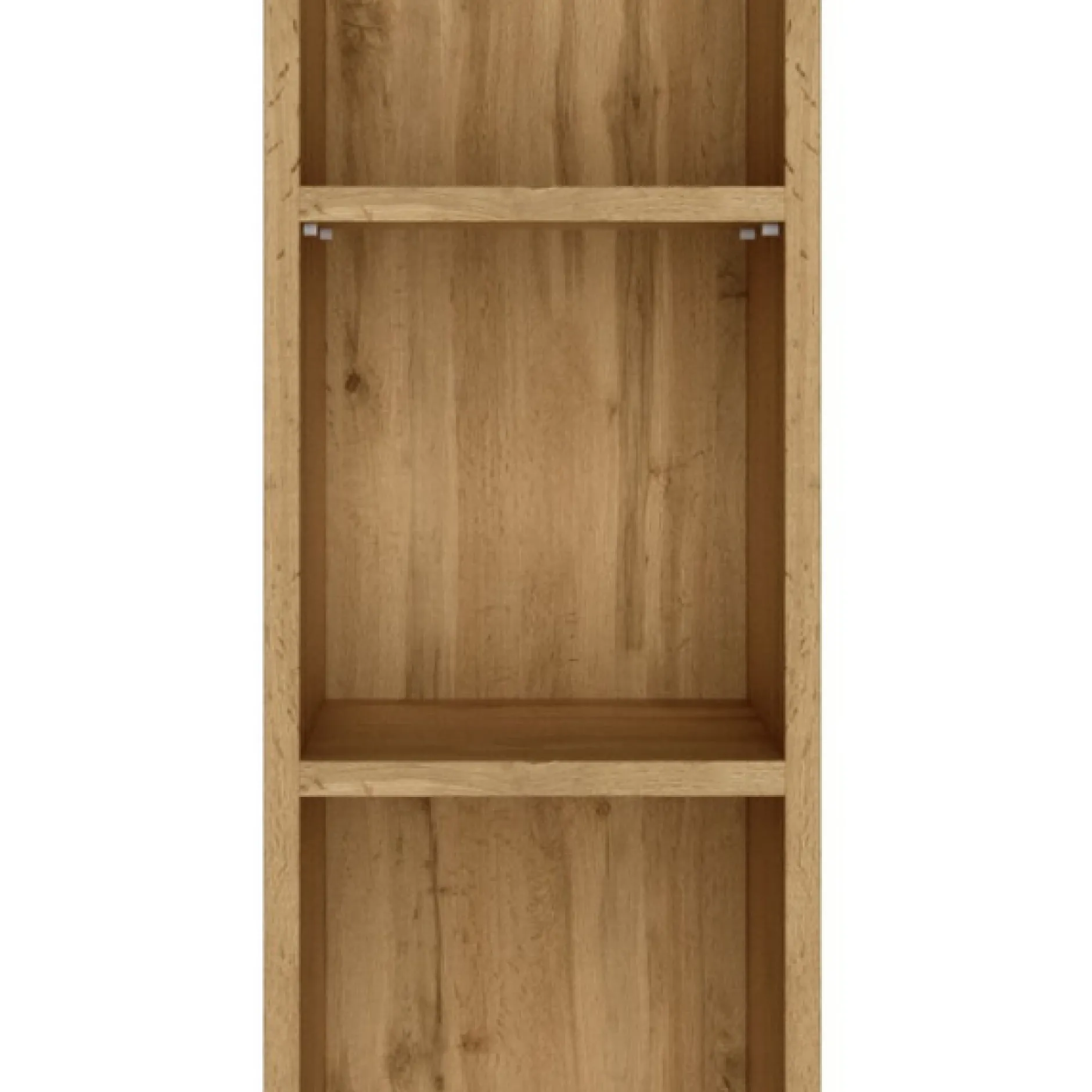 Offener Badezimmerschrank Malvo 25cm 4 Einlegeböden - Eiche