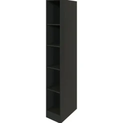 Offene Regalanlage Sorrento | 30 x 60 x 200 cm | Schwarz