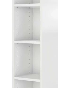 Offener Säulenschrank Gene 25cm - weiß