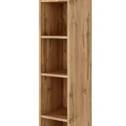 Offener Säulenschrank Sefa hoch 25cm - wotan Eiche