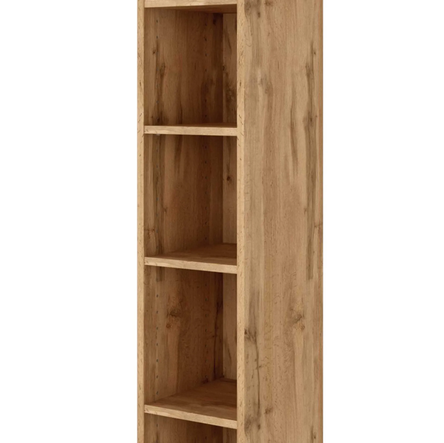 Offener Säulenschrank Sefa hoch 25cm - wotan Eiche