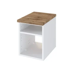 Offenes Wandregal Dasa 30cm mit 1 Fachboden - weiß