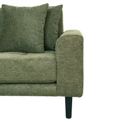 Olivgrünes Lido Lounge Sofa mit vier Kissen