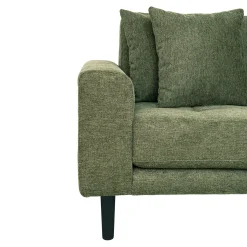 Olivgrünes Lido Lounge Sofa rechts mit Kissen