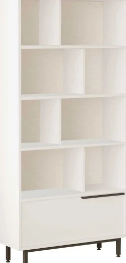 ON4 Bücherregal | 100 % MELAMIN | Weiß