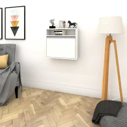 Optimum Schreibtisch | 100 % Melamin | Weiß
