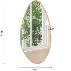 Organischer Spiegel Rana | 50 x 80 cm | Old Oak Design