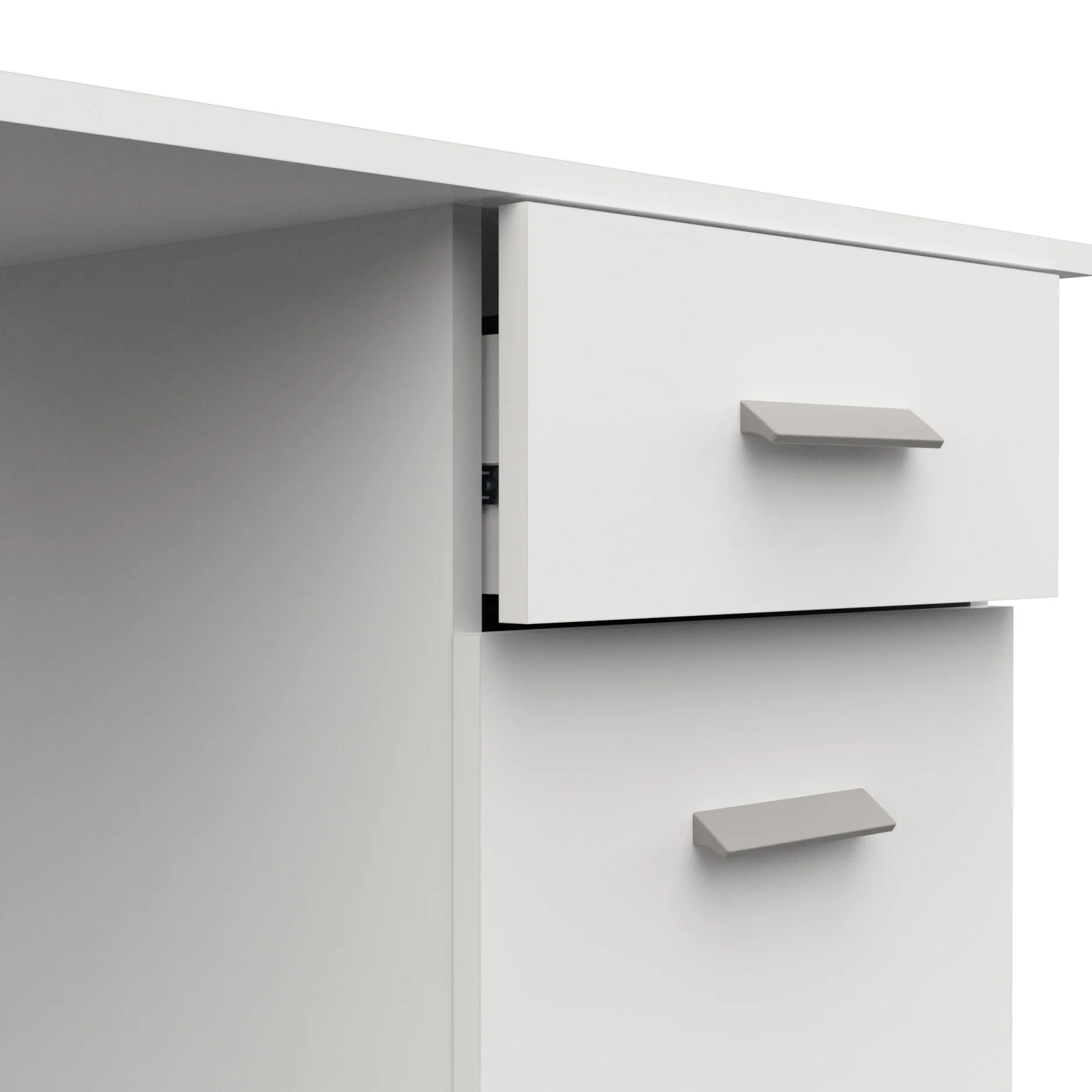 Osiris Schreibtisch - 448x108,40x75 cm - Brun/Spanplatte