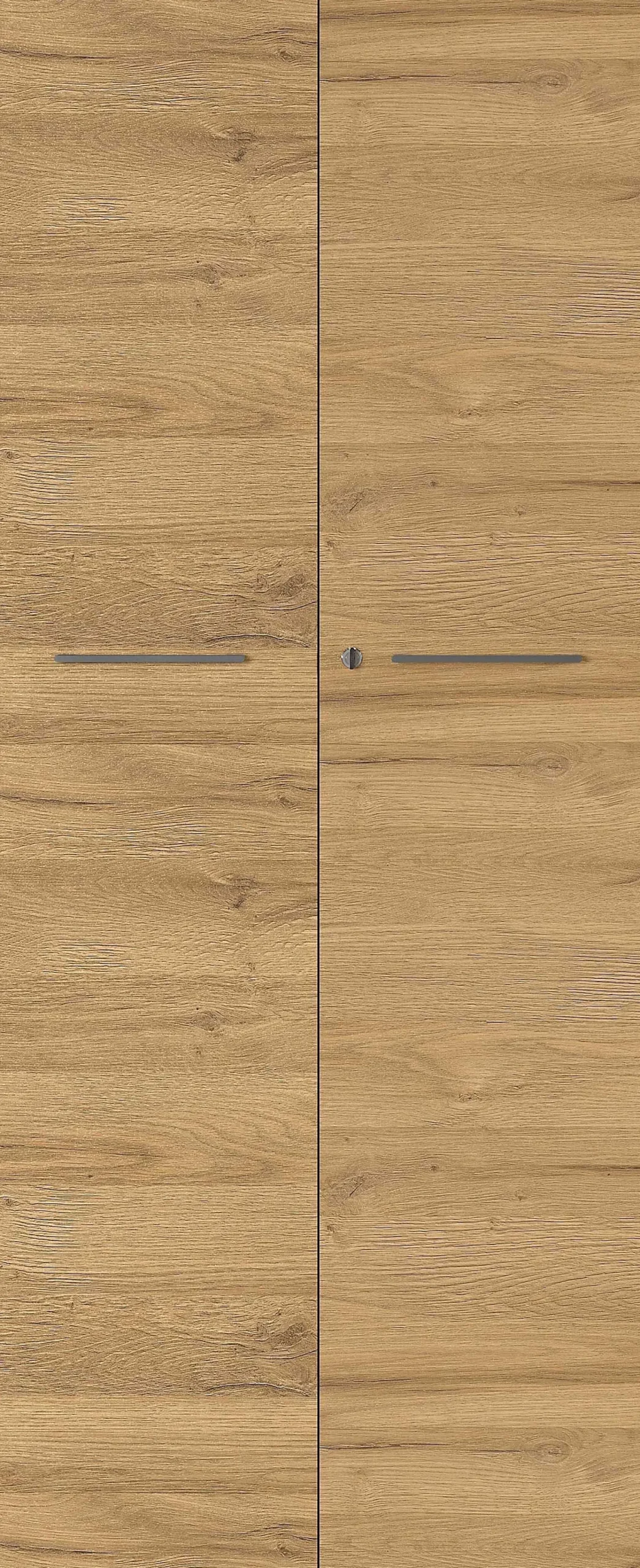 Osmond 80cm Aktenschrank mit 2 Türen - Eiche/Graphit