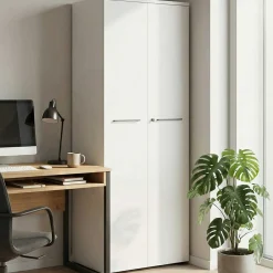 Osmond 80cm Aktenschrank mit 2 Türen - hellgrau