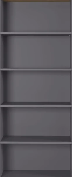 Osmond 80cm Bücherregal - graphit/quecksilber