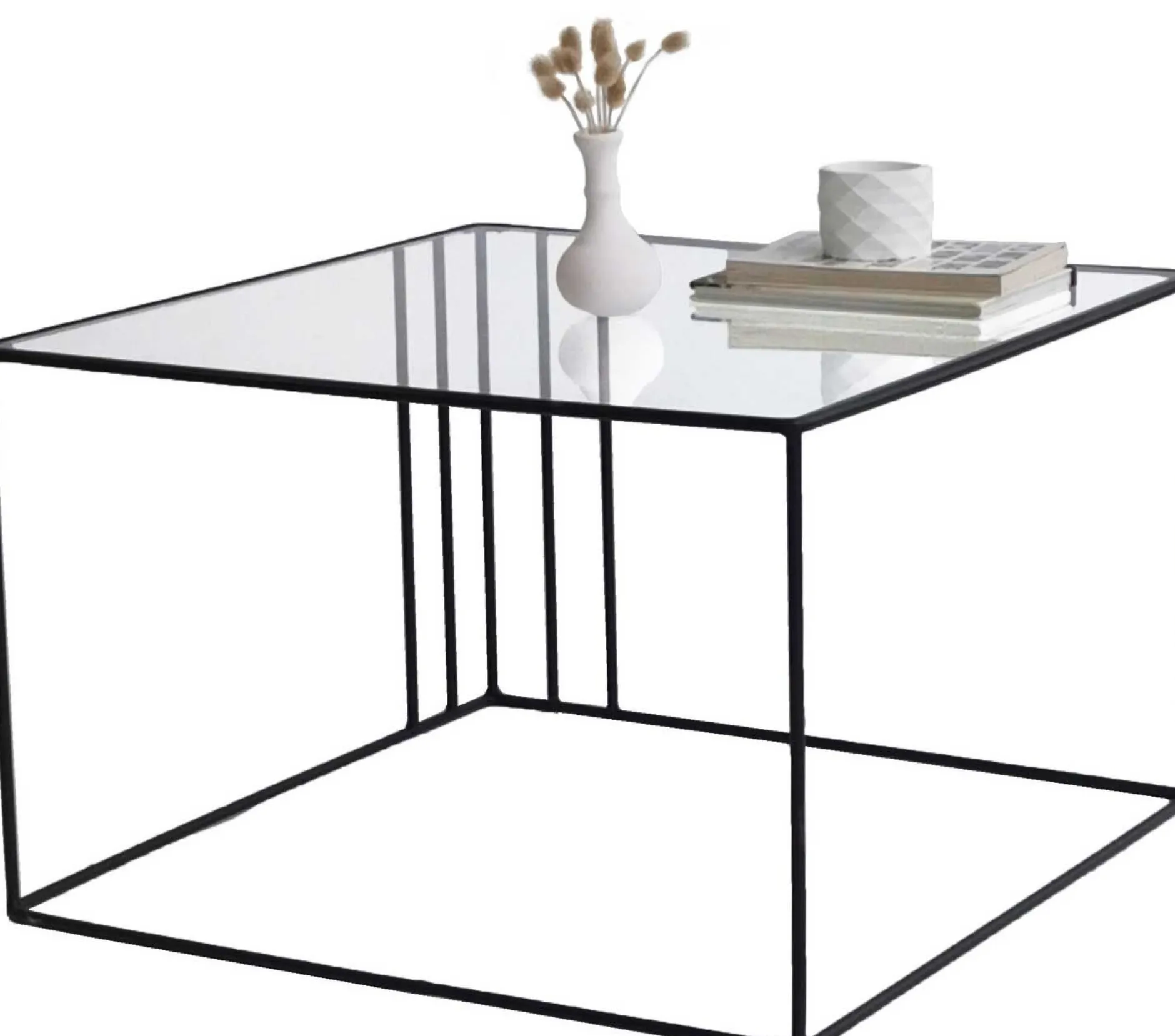Outline Couchtisch | METALLRAHMEN | Schwarz