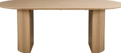 Ovaler Esstisch Lagos - 200x100x76cm - Eiche Dekor