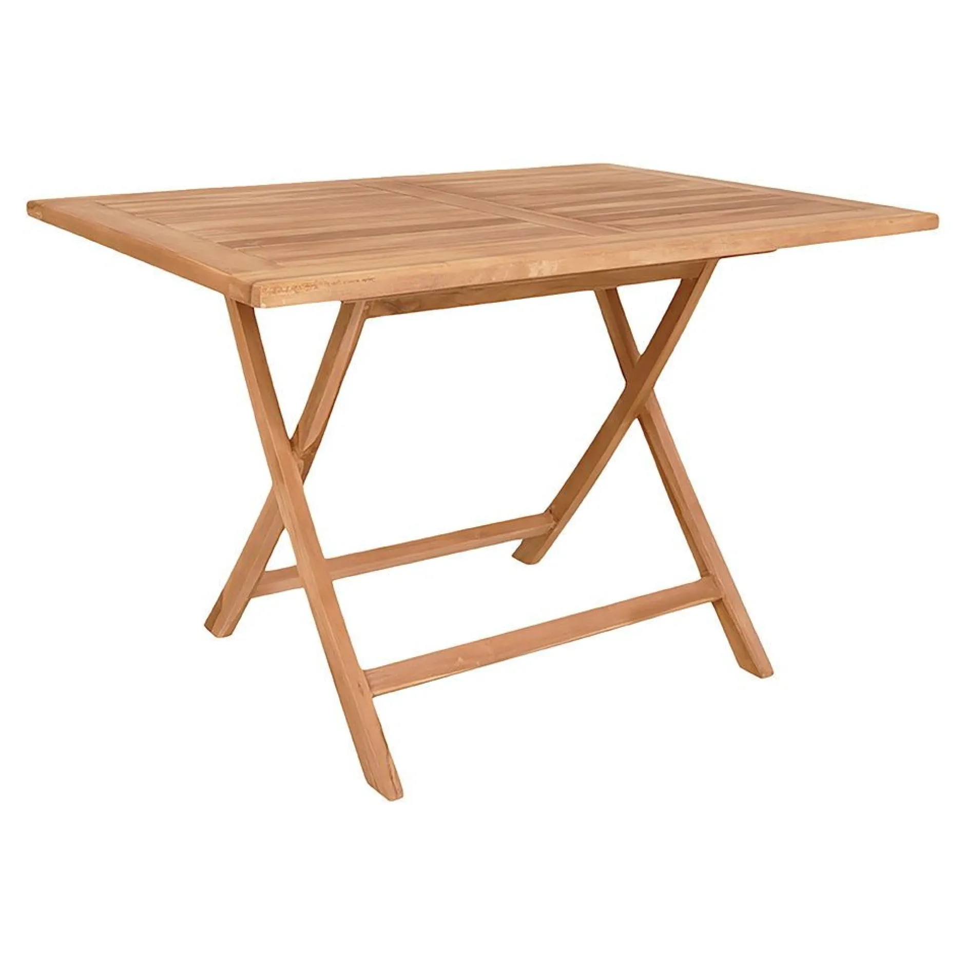 Oviedo Gartentisch - 120x80x75 cm - Teakholz massiv