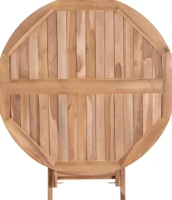 Oviedo Teak Esstisch - Natur inspiriert Ø100x75 cm