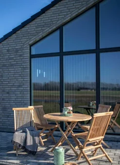 Oviedo Teak Esstisch - Natur inspiriert Ø100x75 cm
