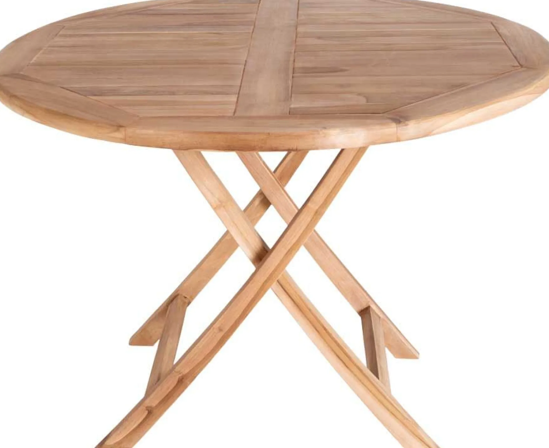 Oviedo Teak Esstisch - Natur inspiriert Ø100x75 cm