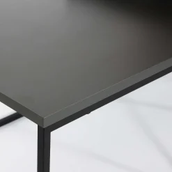 Pal Couchtisch-Set | 100 % MELAMIN | Anthrazit, Schwarz