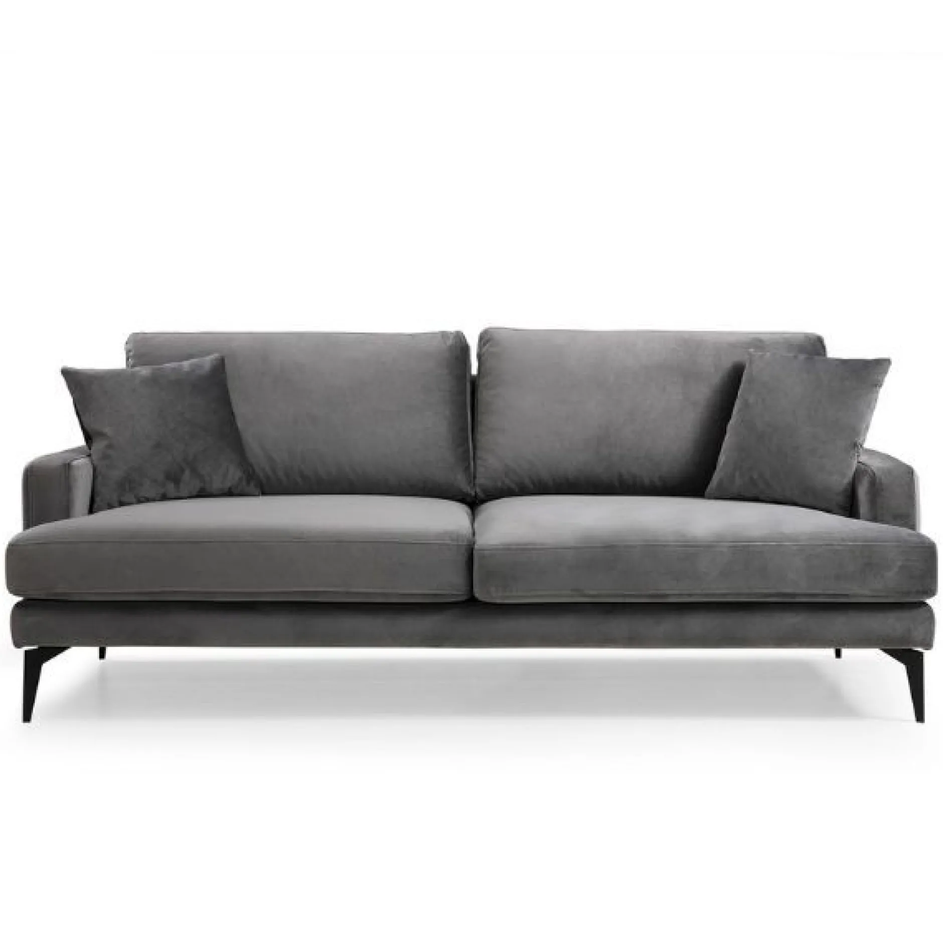Papira 3-Sitzer-Sofa | BUCHENHOLZ / SPANPLATTE | Grau