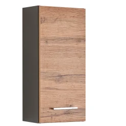 Pares Hängeschrank 30cm 1 Tür - Graphit/Eiche Rotbraun