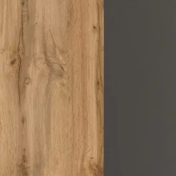 Pares Hängeschrank 30cm 1 Tür - Graphit/Eiche Rotbraun