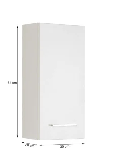 Pares Hängeschrank 30cm 1 Tür - Graphit/Eiche Rotbraun