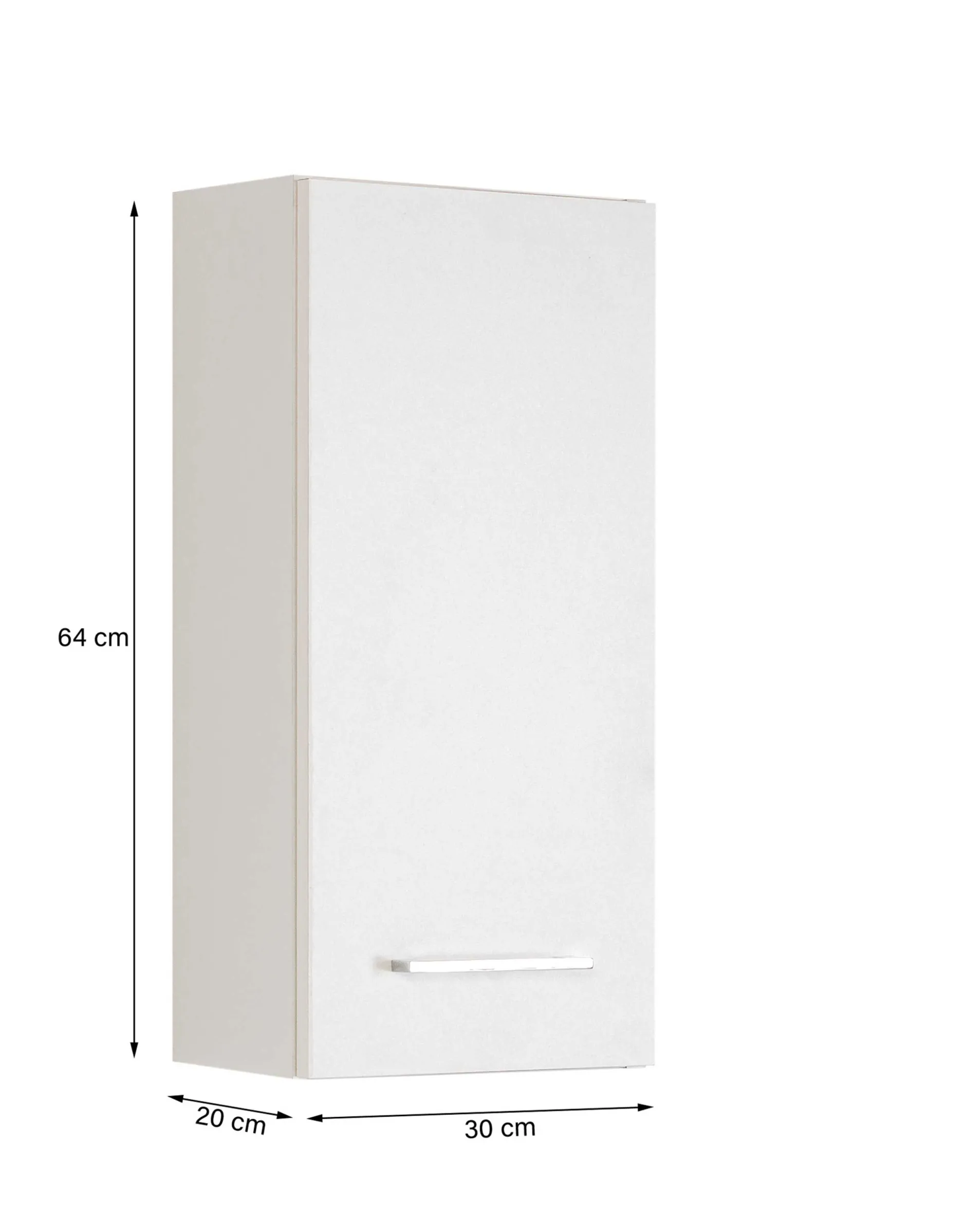 Pares Hängeschrank 30cm 1 Tür - Graphit/Eiche Rotbraun