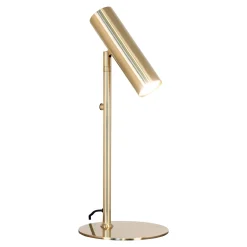 Paris Messing Tischlampe - Elegantes Design, 200 cm Stoffkabel