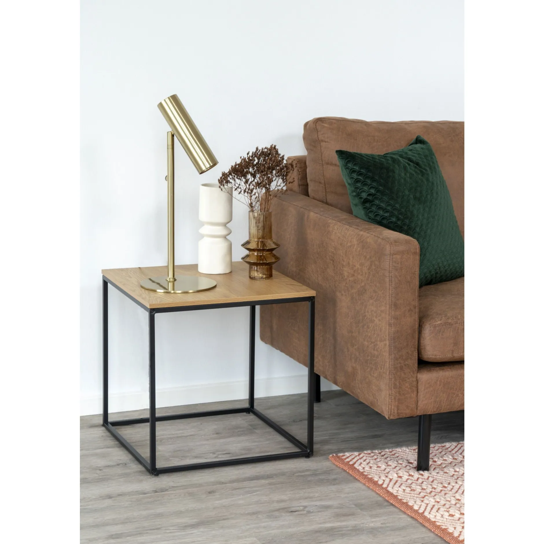 Paris Messing Tischlampe - Elegantes Design, 200 cm Stoffkabel